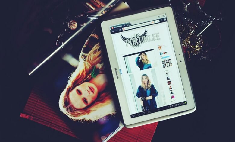 red and white magazine